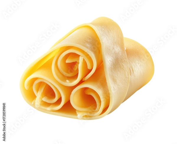 Obraz Rolled slices of cheese