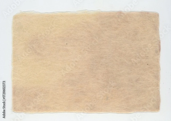 Fototapeta Handmade Japanese Washi Paper Texture blank Fibrous Background