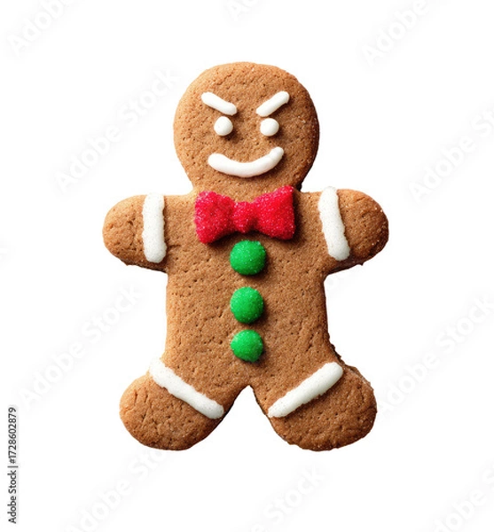 Obraz Festive gingerbread man cookie (9)