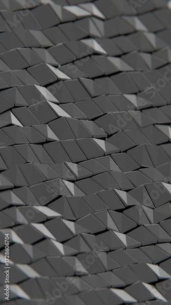 Obraz Abstract Black Geometric Pattern
