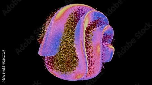 Obraz Colorful Abstract 3D Shape