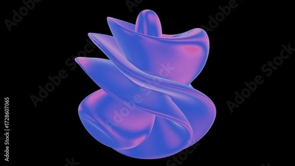 Obraz Abstract Colorful 3D Shape