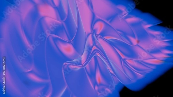 Obraz Abstract Purple and Blue Wave Pattern