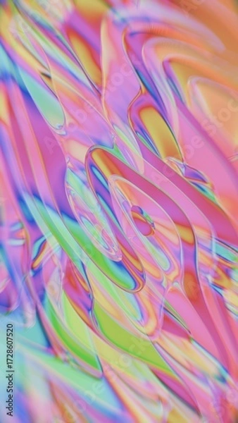 Obraz Colorful Abstract Fluid Background