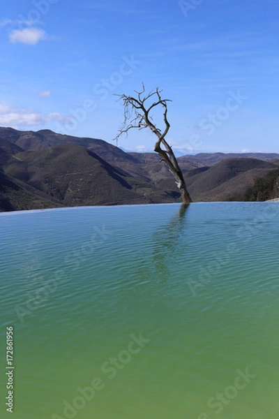 Fototapeta Thermal Mineral Spring Hierve el Agua