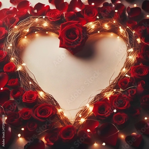 Fototapeta Love - Frame - Heart