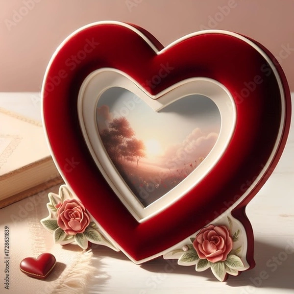 Obraz Love - Frame - Heart