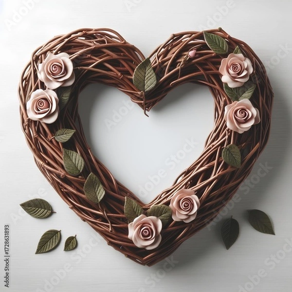 Fototapeta Love - Frame - Heart