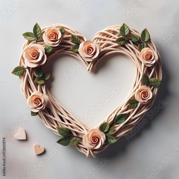 Fototapeta Love - Frame - Heart