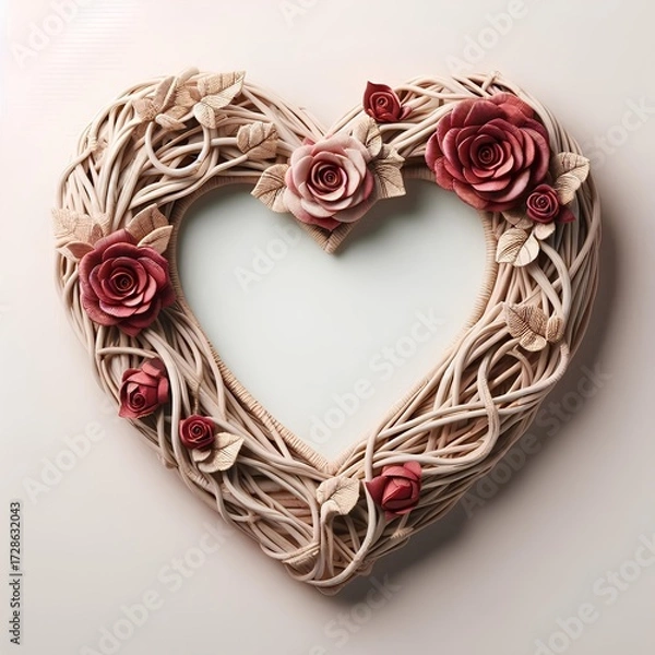 Fototapeta Love - Frame - Heart