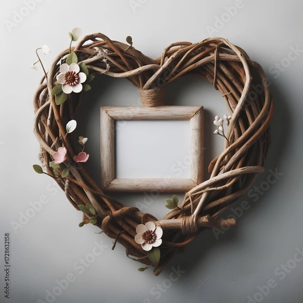 Fototapeta Love - Frame - Heart
