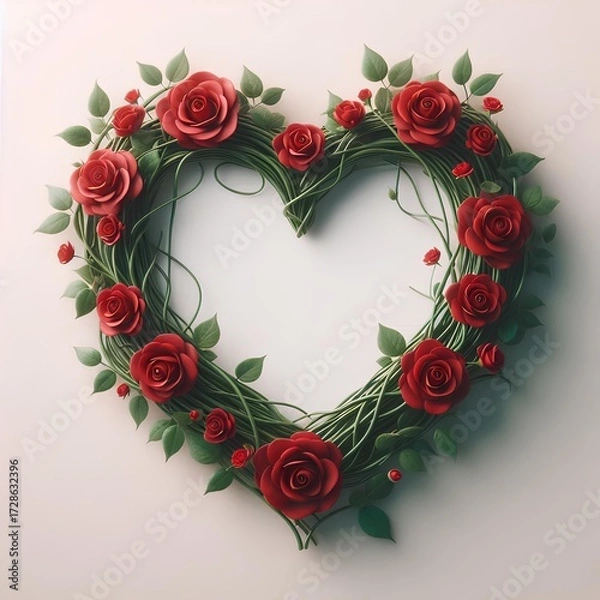 Fototapeta Love - Frame - Heart