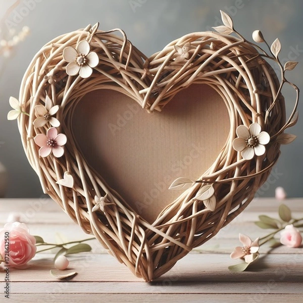 Fototapeta Love - Frame - Heart