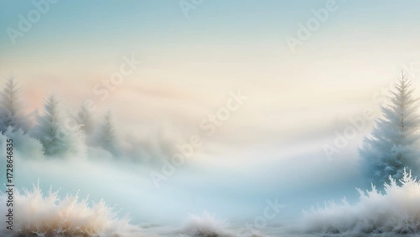 Obraz winter landscape in the mountains