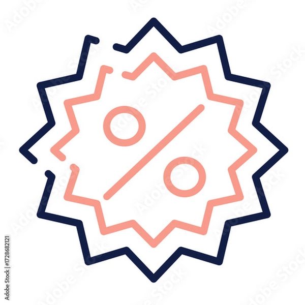 Obraz Starburst Badge Icon