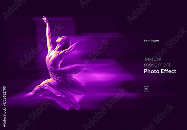 Fototapeta Texture Movement Photo Effect