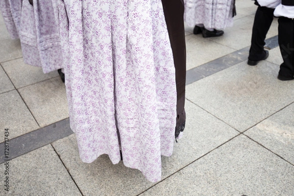 Obraz Galician traditional folk dance