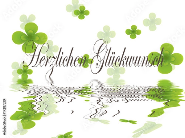 Obraz herzlichen glückwunsch