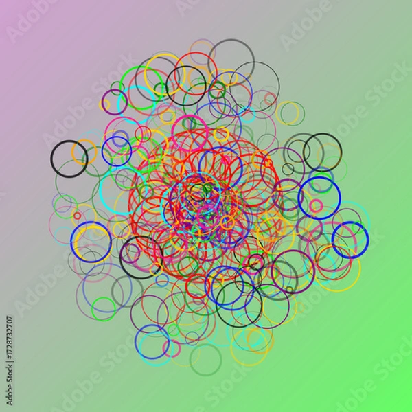 Obraz 幾何学模様のグラデーション模様