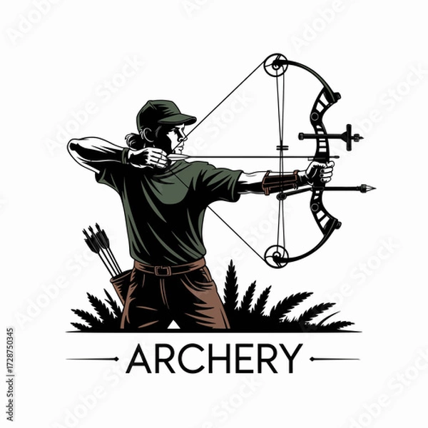 Obraz archer with bow