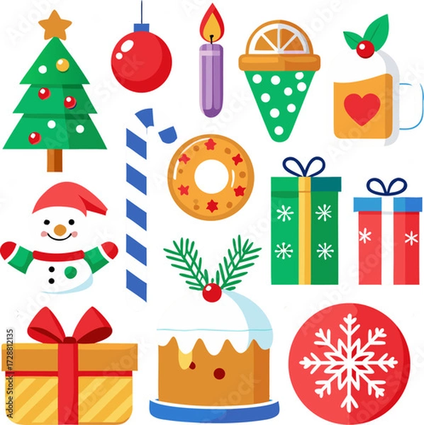 Obraz 10 item set for celebrate Christmas