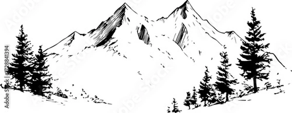 Obraz "Monochrome Wilderness"