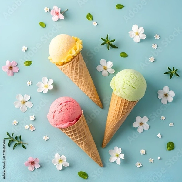 Obraz ice cream cones