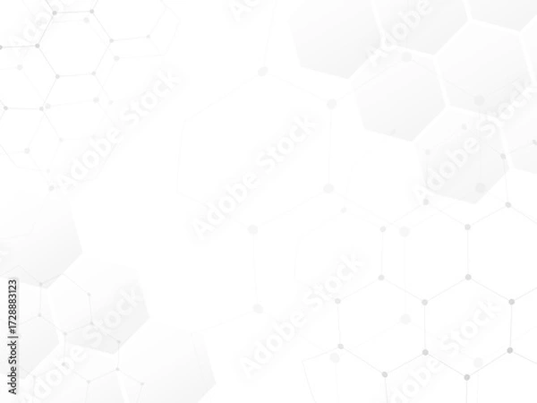 Obraz サイエンス・医療イメージの白黒背景