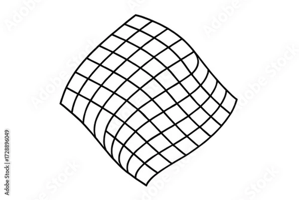 Fototapeta Isolated Abstract Geometric Line Design Element for Modern Graphics