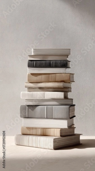 Fototapeta Gradient Monochrome Spine Layout