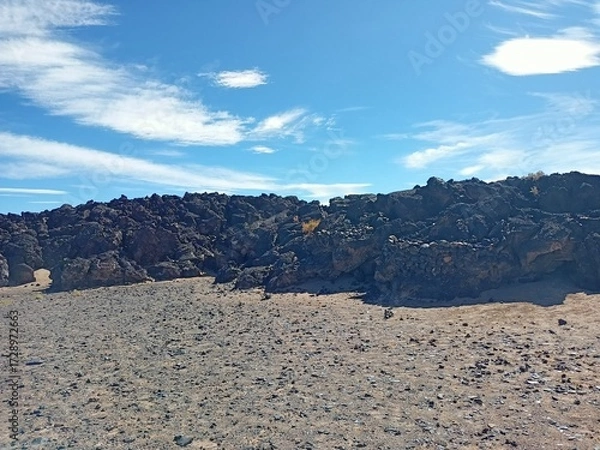 Obraz Campo de Lava Negra