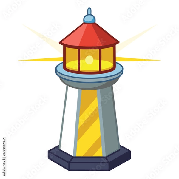 Fototapeta light vector image on white background