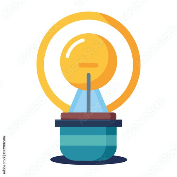 Fototapeta light vector image on white background