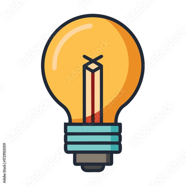 Fototapeta electric light vector image on white background 