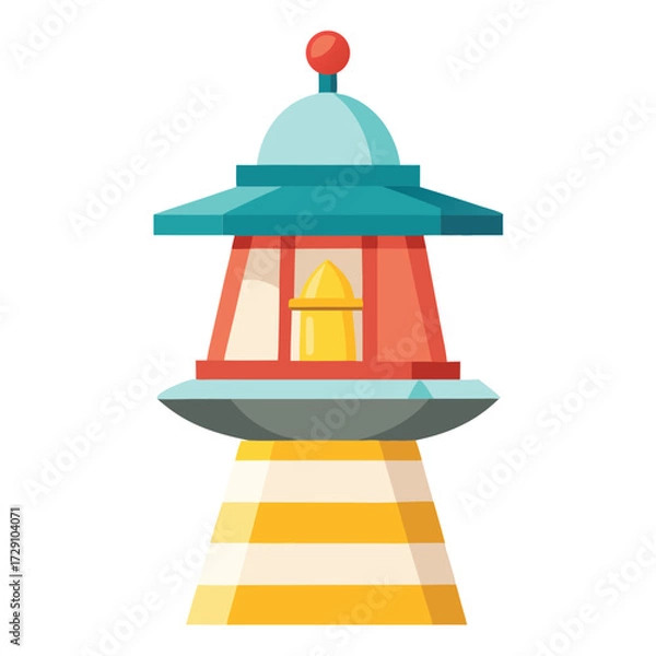 Fototapeta light vector image on white background