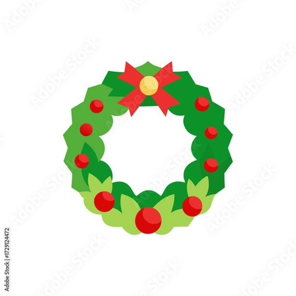 Fototapeta Vector art of a Christmas ornaments