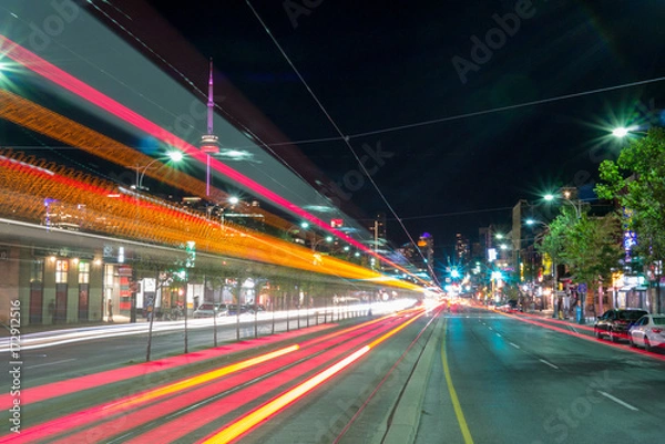 Fototapeta Ruch drogowy.