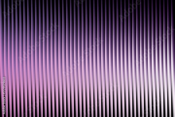 Fototapeta Vibrant abstract background with vertical ribbed texture and pinkpurple lighting