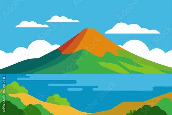 Obraz mountain landscape with mountains