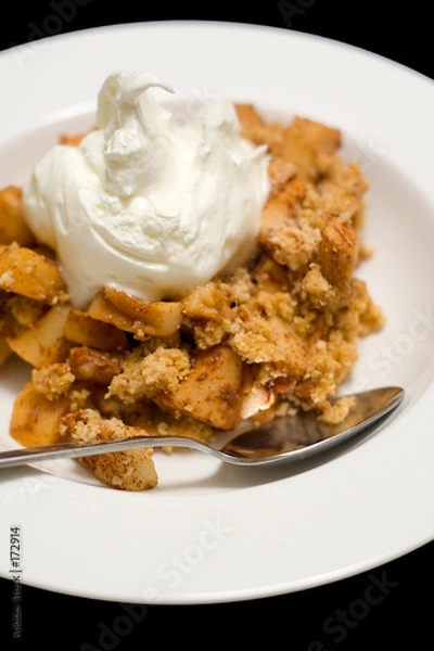 Fototapeta apple crumble
