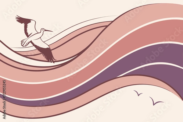 Fototapeta -soft-wavy-folds---gradient-abstract-drapes-.eps