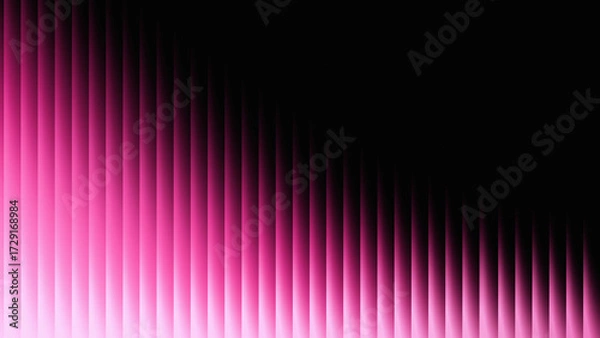 Obraz Black Pink Gradient Futuristic Glass Stripe Texture Abstract Background for Digital Web Design Poster Banner UI Creative Projects