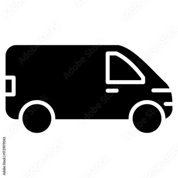 Fototapeta Van Icon For Design Elements