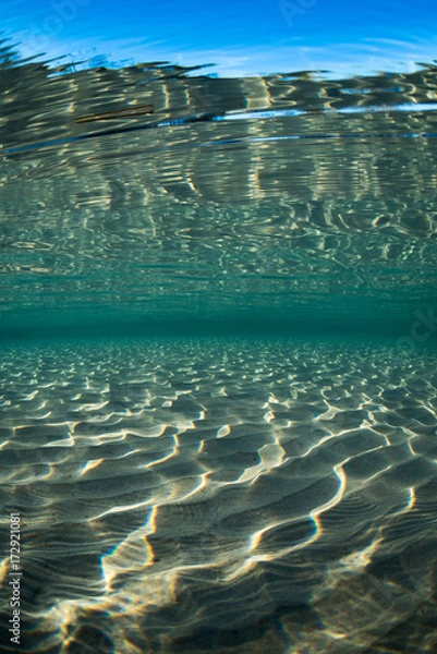 Obraz Spokojny ocean podwodnej plaży