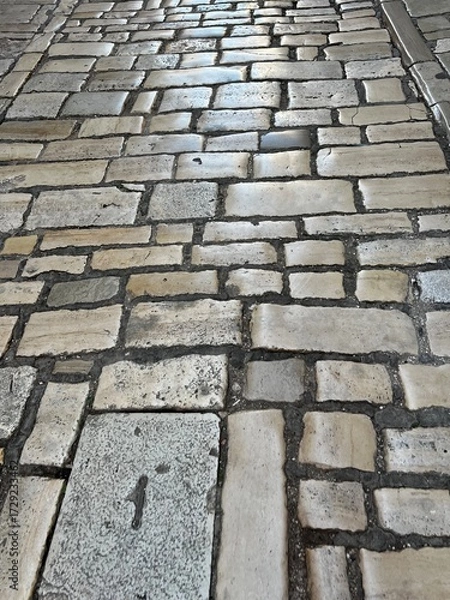 Fototapeta Midieval Cobblestone