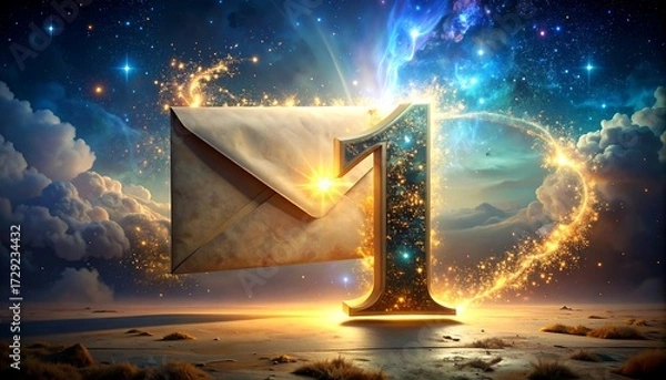 Obraz Cosmic message number one