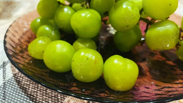 Obraz grapes in a basket