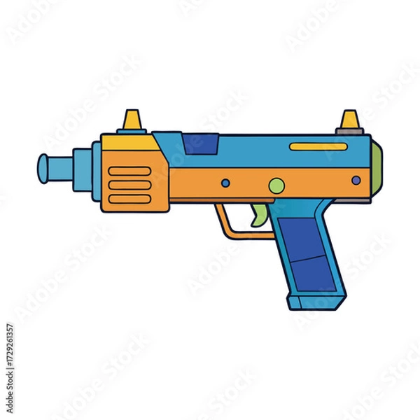 Fototapeta The Modulus Nerf gun is a customizable blaster with detachable parts, rails, and accessories, letting players modify and upgrade their blaster for endless fun battles.

