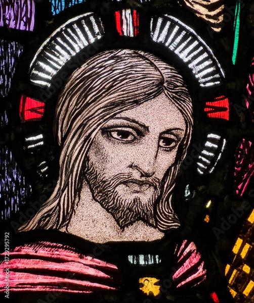 Obraz Jesus Christ in stained glass