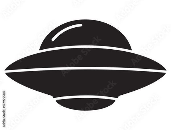 Fototapeta UFO SILHOUETTE